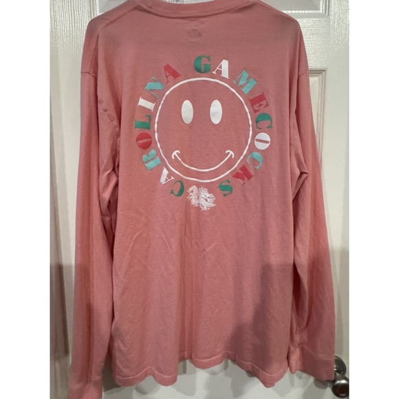 South Carolina Gamecocks Champion Pink LS Crew Neck Tee Shirt Men's 2x - Picture 5 of 6